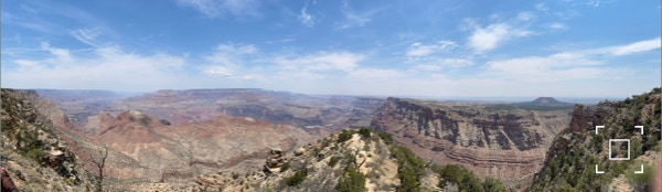 Panoramic of Grand Canyon, AZ