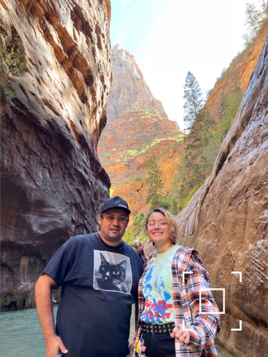 Hello from the Narrows, Zion NP